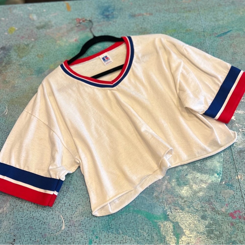70s/80s All American Athletic Top - Picture 3 of 11
